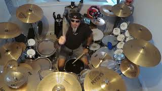 Tube Snake Boogie ZZ Top Drum Cover [upl. by Ahsian]