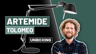 Artemide TOLOMEO Mini Tavolo Tischleuchte Unboxing amp Aufbau [upl. by Enaffit]