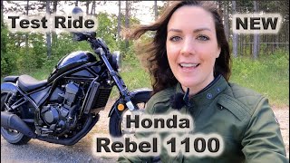 The New Honda Rebel 1100  Test Ride Review  2021 CMX1100 Rebel [upl. by Devona809]