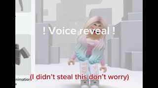 Voice reveal [upl. by Sadye]