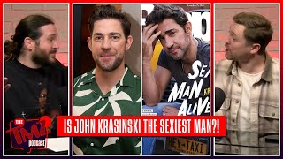 SHOCKER John Krasinski Named Sexiest Man Alive  The TMZ Podcast [upl. by Leakim]