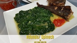 Easy Way To Make Spinach Légume VertsCongolese Food [upl. by Hoagland80]