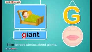 Learn to Read  Consonant Letter Sound Soft g  Phonics for Kids  Science of Reading [upl. by Tarfe]