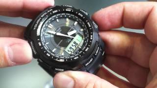 Casio Pathfinder Protrek Solar Atomic Watch PRW51001 [upl. by Dash]