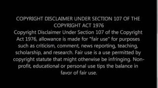 Copyright Disclaimer [upl. by Anelav]