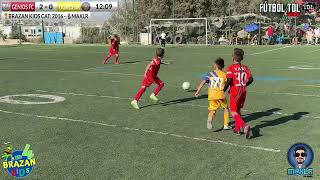 Genios FC vs Tigres Brazan  Copa Brazan Kids Cat 2016 [upl. by Llyrrad]