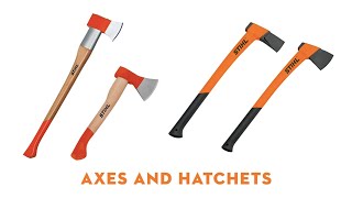 STIHL Axes amp Hatchets Range  STIHL Splitting Axe  STIHL Forestry Axe  STIHL GB [upl. by Battiste]