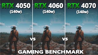 Laptop RTX 4050 vs 4060 vs 4070 Gaming Benchmark Test  1440P  Which one is better [upl. by Crandale]