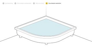 Een hoge douchebak plaatsen  stap voor stap uitgelegd  Doehetzelf [upl. by Ylen]