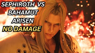 FFVII Rebirth Sephiroth vs Bahamut Arisen No Damage [upl. by Aelegna629]