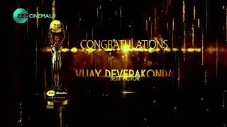 Vijay Devarakonda in Filmfare awards  Best Actor Award  By Chiranjeevi Garu [upl. by Centeno]