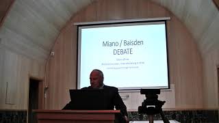 MIANO BAISDEN DEBATE LUDINGTON NIGHT 1 FIRST [upl. by Rorry892]