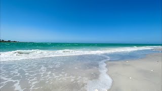 Little Gasparilla Island  Waves lapping the Southern Shore and a few more dolphins [upl. by Harima664]