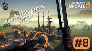 Satisfactory 8 COAL Power Plants Part 1  Update 8 [upl. by Rushing]