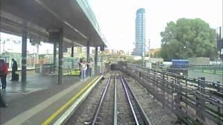 London Underground Central Line Drivers Eye View Mile End  Leytonstone [upl. by Adiesirb]