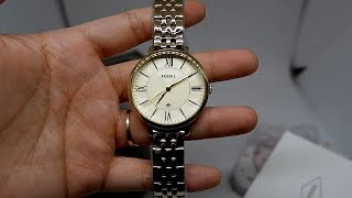 FOSSIL ES3434 ORIGINAL UNBOXING [upl. by Aillicec942]