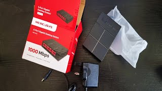 Mercusys Gigabit Ethernet Switch  Unboxing [upl. by Anavoig]