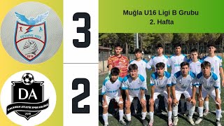 Fethiye 1923 SK 3  2 Dalaman Atletik SK I Muğla U16 Ligi B Grubu 2Hafta [upl. by Nnazus]