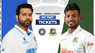 India vs Bangladesh Test highlights Day 2  cricket India vs bangladesh cricket match live updates [upl. by Zetta]