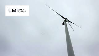 Wind Turbine Sound Sample  LM Wind Power Blades [upl. by Radec]