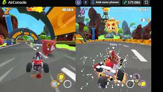 GAME  AirConsole Multiplayer Games  Starlit Kart Racing  Car Racing Games  Game for Kids [upl. by Langley]