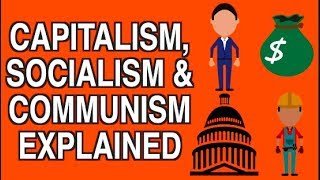 CAPITALISM SOCIALISM amp COMMUNISM EXPLAINED SIMPLY [upl. by Otit]