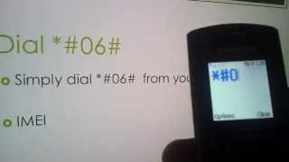 Check IMEI Number in any phones  dial 06 [upl. by Clova]