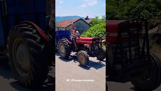 Massey Ferguson 135 toprak yüklü rampa tırmanış [upl. by Latsyk582]