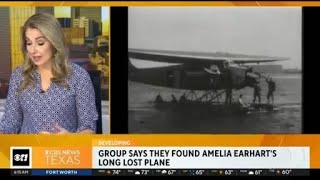 Group says they found Amelia Earharts longlost plane [upl. by Helban363]