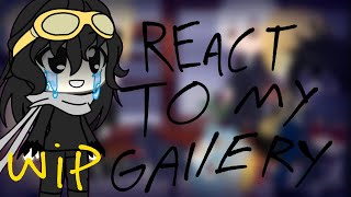 PRO HEROES REACT TO MY GALLERYFYPVILLAINS LAZYRUSH REPOST [upl. by Eliath]