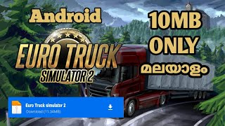 how to download ets2 ANDROID  download euro truck smilater  ets2 play online malayalam [upl. by Viridis905]