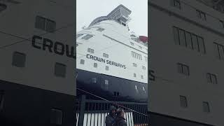 Cruise ferry operated by DFDSOslo sea portvision voyageTravelShorts [upl. by Suzi]