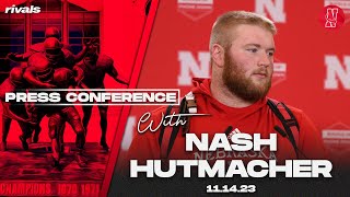 Nebraska Football Nash Hutmacher interview Nov 14 2023 [upl. by Clarice642]