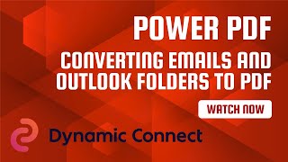 Converting Emails and Outlook folders to PDF [upl. by Admama912]