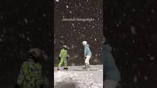 Night skiing ₹in Gulmarg ampampampamp winter ❄️❄️❄️❄️ [upl. by Jerroll]