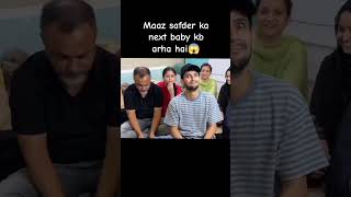 Maaz Safder Ka Next Baby Kab Arha hai😱♥️ Maaz Safder World  maazsafder shorts viral [upl. by Avirt315]