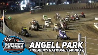 Monday Night Feature  2023 USAC Firemans Nationals at Angell Park Speedway [upl. by Halilad503]