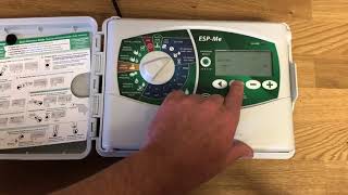 How to operate a Rain Bird irrigation controller [upl. by Anaira629]