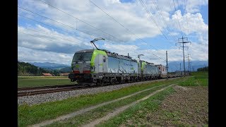 Bahnverkehr zwischen Kiesen und Wichtrach am 050817  quotGotthard Umleiterquot [upl. by Yelsnya]