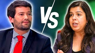 ANDRÉ VENTURA VS INÊS SOUSA REAL  DEBATE LEGISLATIVAS 2024 [upl. by Wynny]