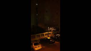 Siren and Explosions in Ashdod Following Gaza Rocket Bombing [upl. by Nylidnarb]