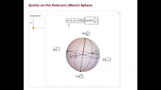 Demo of the Poincare Bloch Sphere [upl. by Nikolaus]