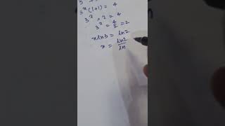 Solve exponential eqn 3x3x4 mathshorts maths learnhowtosolvetheexponentialequation [upl. by Quarta]