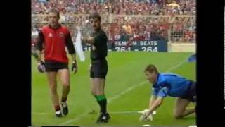 Down v Dublin  1994 AllIreland SFC Final 1st half Highlights [upl. by Nylcoj]