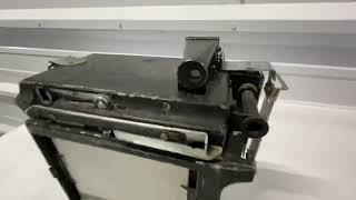 VTG Graflex 4x5 Speed Graphic Camera w Graflex Optar f47 135mm Lens  Video [upl. by Sej]