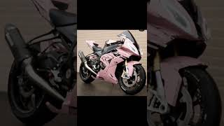 Pink BMW S1000RR music beach travel automobile support subscribe [upl. by Ellocin]