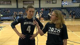 Womens Volleyball PostGame Interview vs Goucher College [upl. by Seavey]