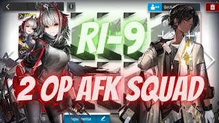 Arknights RI9  2 Op AFK squad clear [upl. by Wystand87]