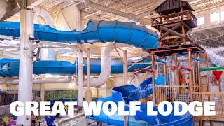 Waterslides at Great Wolf Lodge POV  Bloomington Minnesota [upl. by Eelrac]