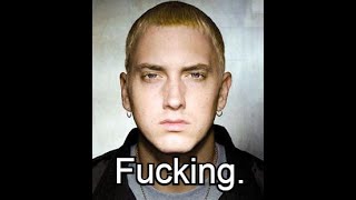 Every F word in the eminem and slim shady interview [upl. by Yelserp]